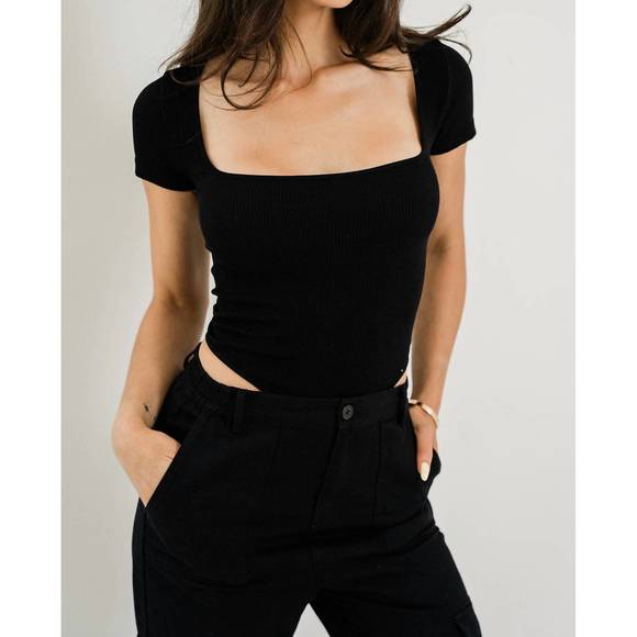 NEW DYNAMIC FASHION giselle bodysuit in black - Picture 1 of 3